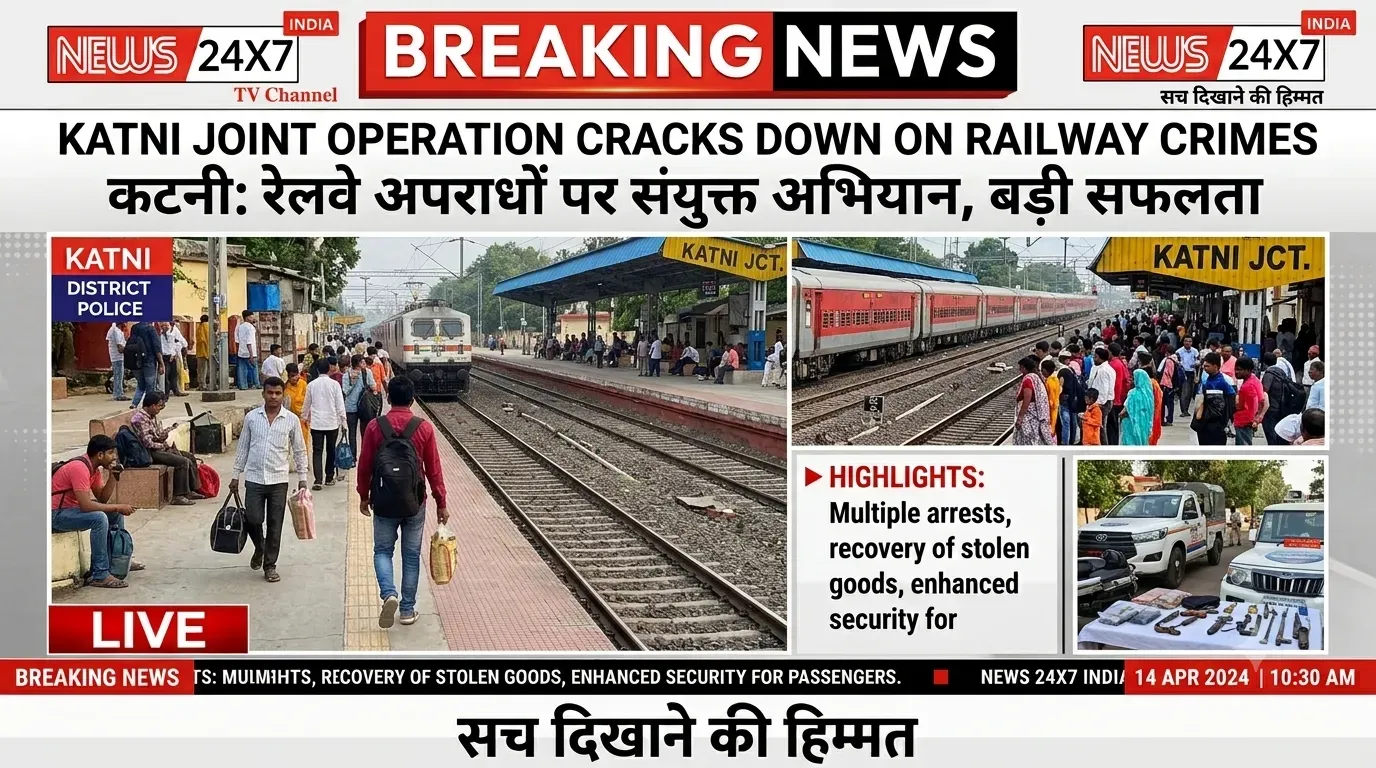 कटनी पुलिस, जीआरपी और आरपीएफ की संयुक्त कार्रवाई; 28 सितंबर की वारदात समेत रेलवे क्षेत्र की कई घटनाओं में संलिप्तता का दावा, 30 अन्य आरोपियों की जानकारी मिली