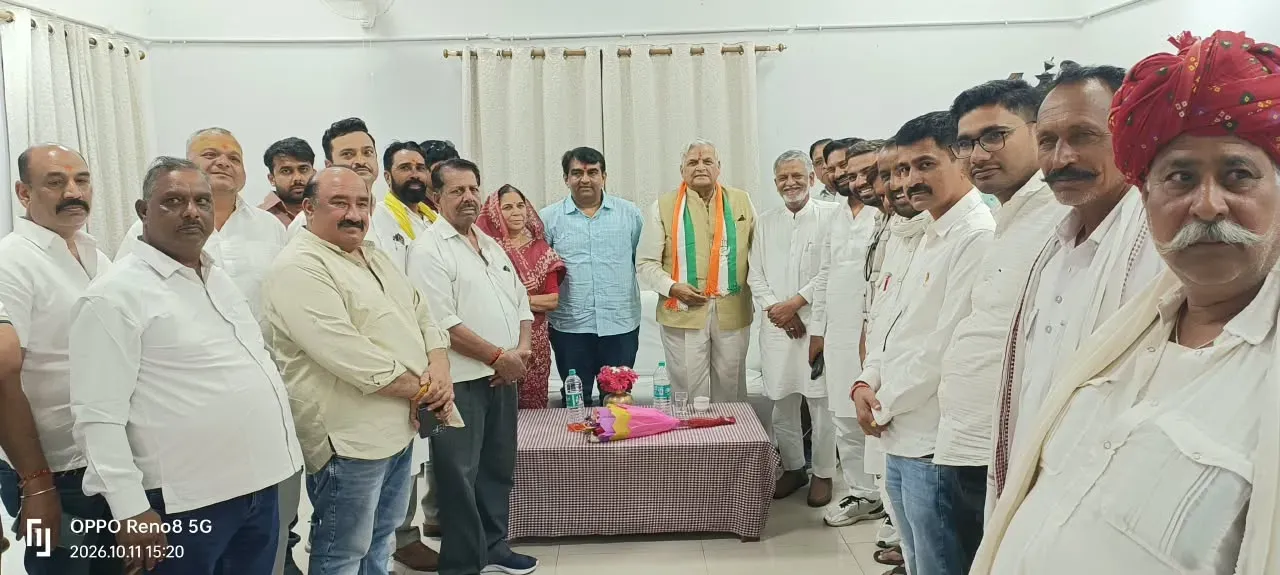 पंचायतीराज चुनाव की तैयारियों को लेकर कोटा पहुंचे कांग्रेस जिला प्रभारी जितेन्द्र सिंह गुर्जर