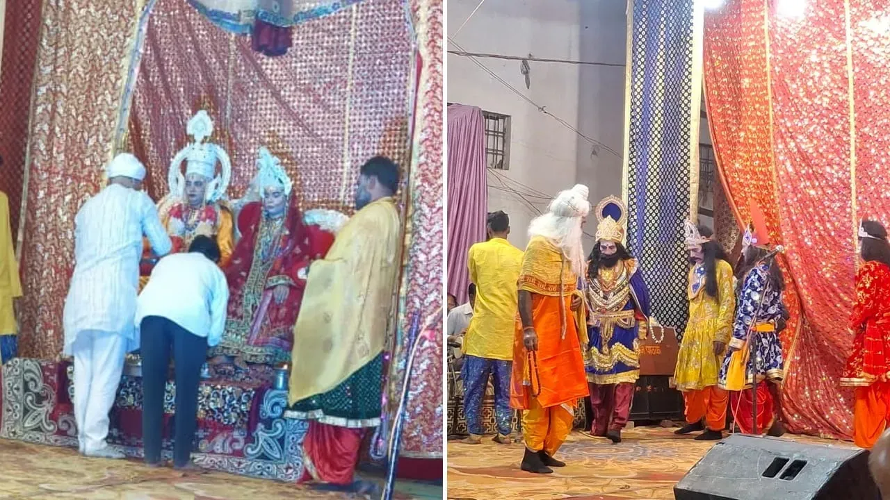 गोल बाजार रामलीला में सीता विवाह का भव्य मंचन, विवाह प्रसंगों ने मोहा दर्शकों का मन