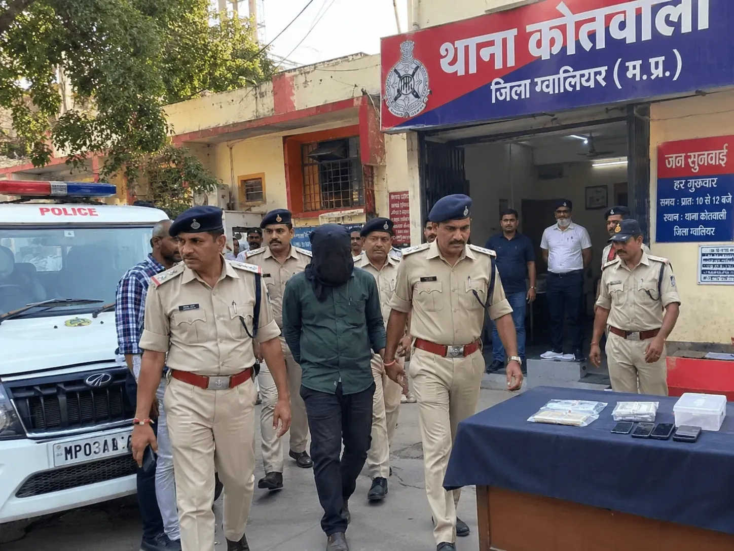 थाना कोतवाली पुलिस की चोर के खिलाफ कार्यवाही