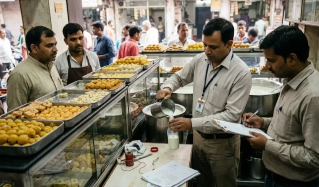 ग्वालियर में खाद्य सुरक्षा विभाग की सख्त कार्रवाई, पलक गृह उद्योग सील; डेयरियों से जुर्माने की वसूली