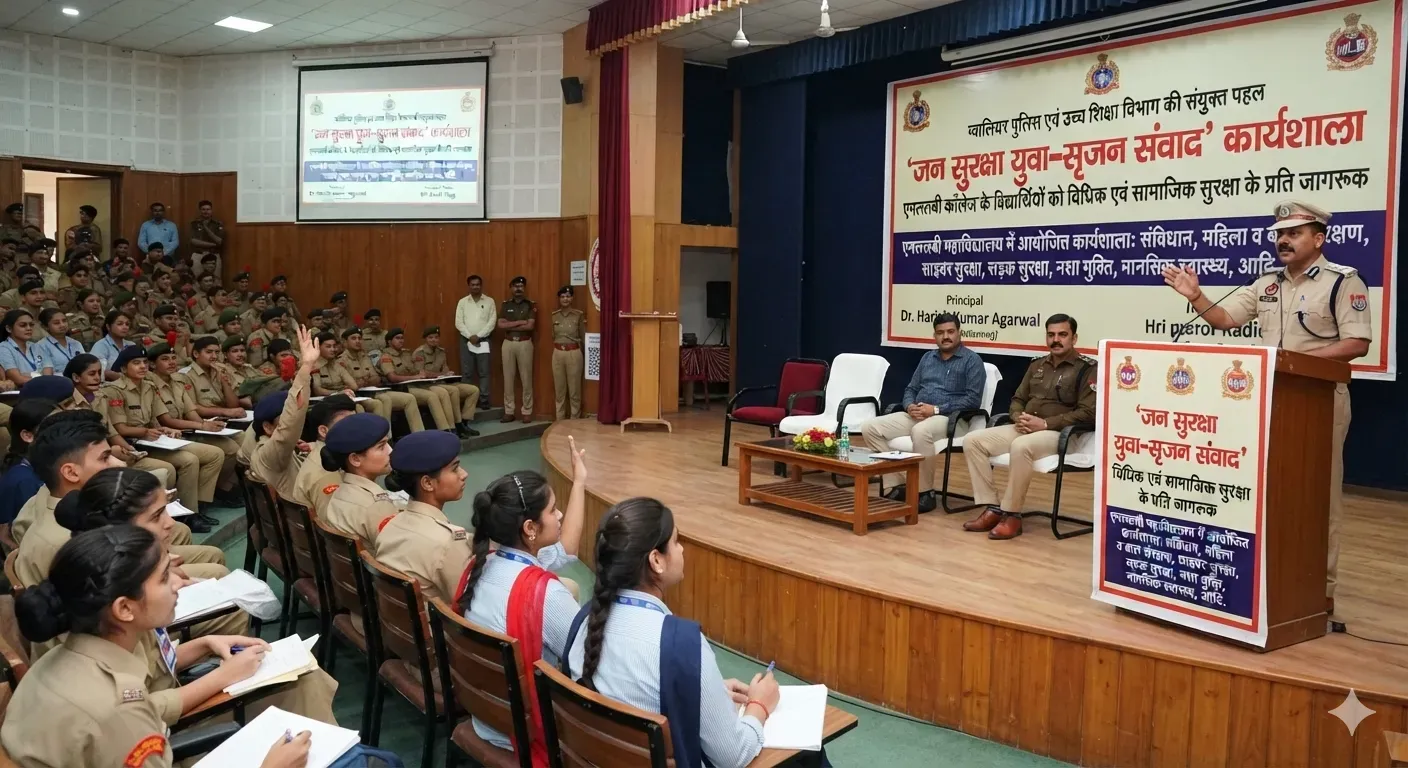 ग्वालियर पुलिस एवं उच्च शिक्षा विभाग की संयुक्त पहल