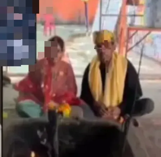 मुस्लिम युवती ने हिंदू प्रेमी से मंदिर में रचाई शादी, नाराज परिजनों पर अपहरण और मारपीट का आरोप ।