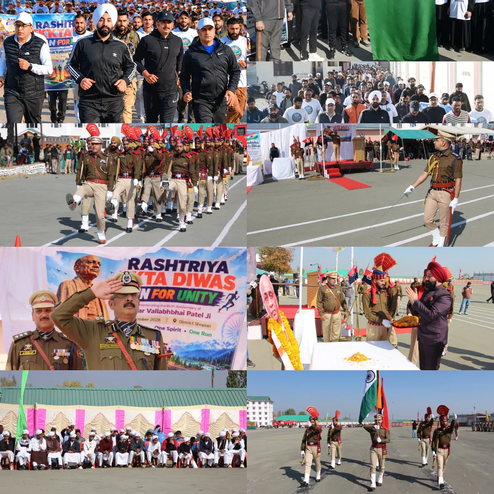 J&K POLICE IN SHOPIAN ORGANISES EKTA DIWAS PARADE AND PLEDGE CEREMONY TO COMMEMORATE SARDAR VALLABHBHAI PATEL